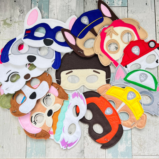 Helpful Pups Felt Play Masks