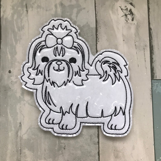 Shih Tzu Colouring Doll
