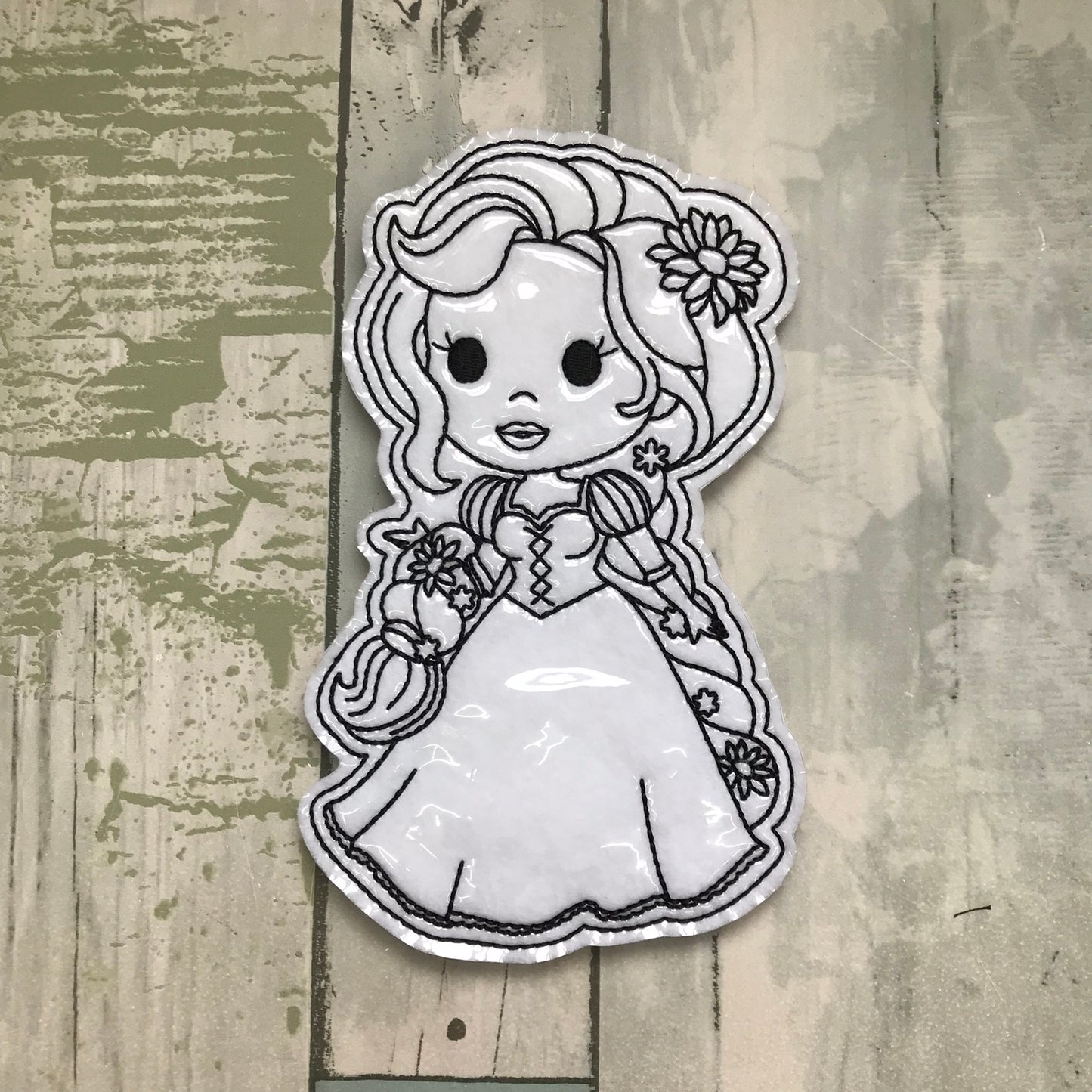Princess Set 7 Colouring Dolls