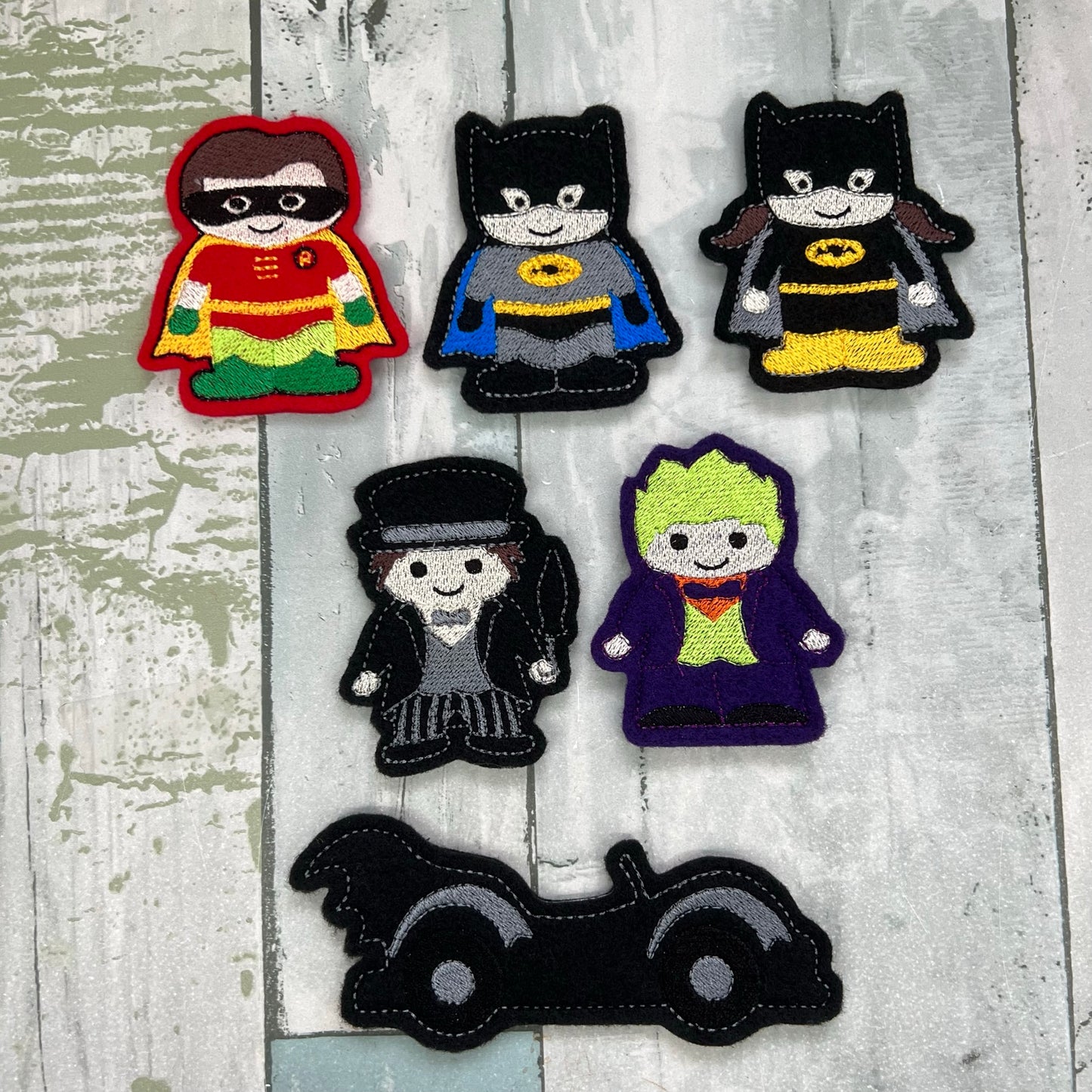 Superhero Set #4 Finger Puppets