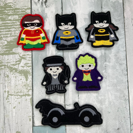 Superhero Set #4 Finger Puppets