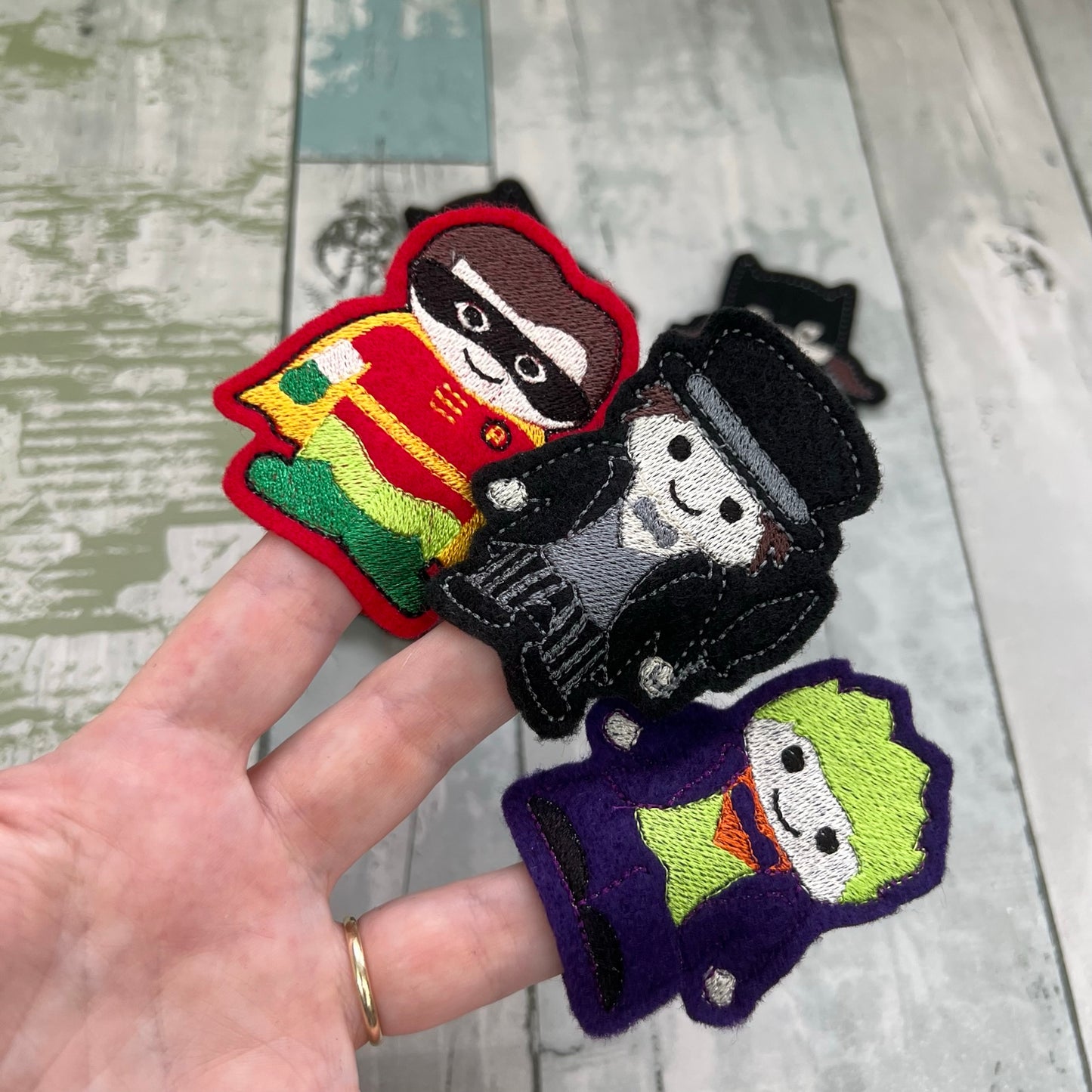 Superhero Set #4 Finger Puppets