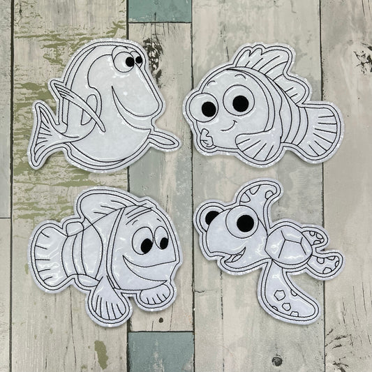 Under Sea Friends Colouring Dolls