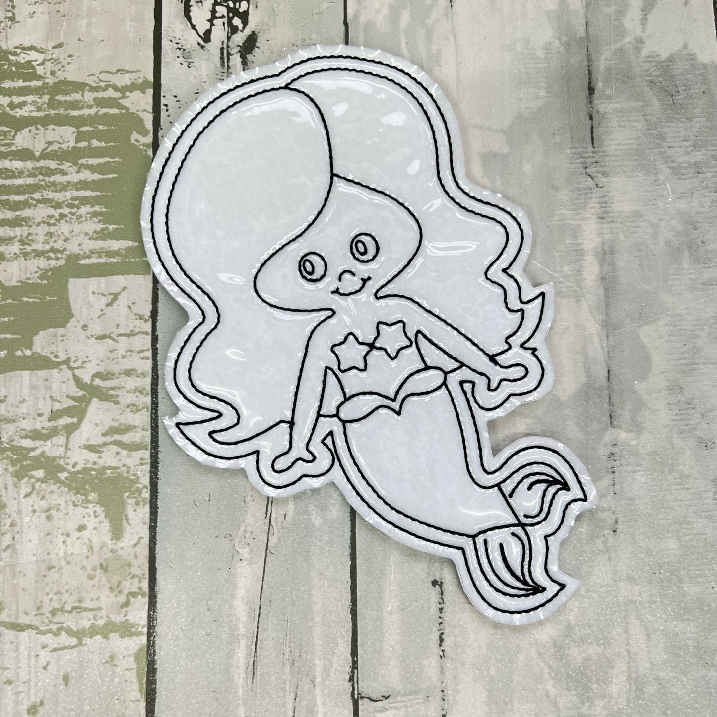 Mermaid Colouring Doll