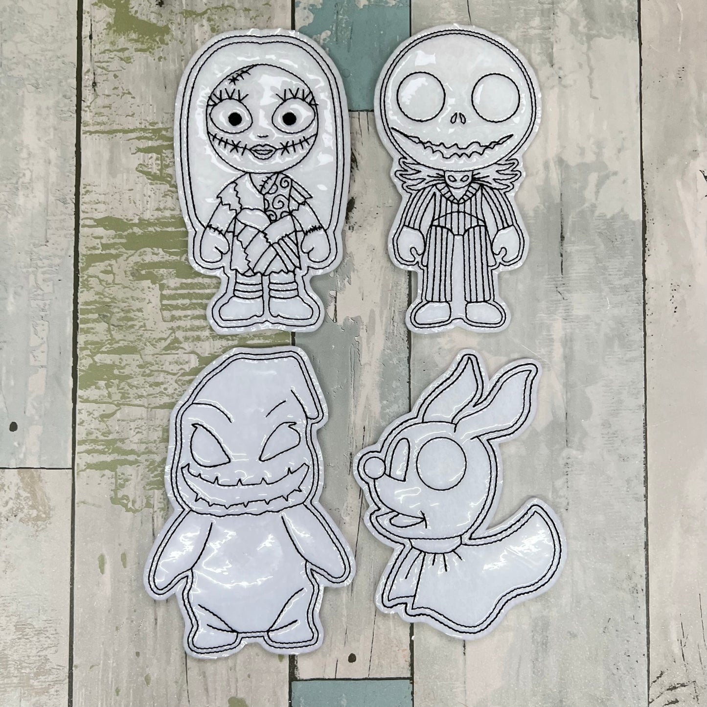 Spooky Holiday Friends Colouring Dolls