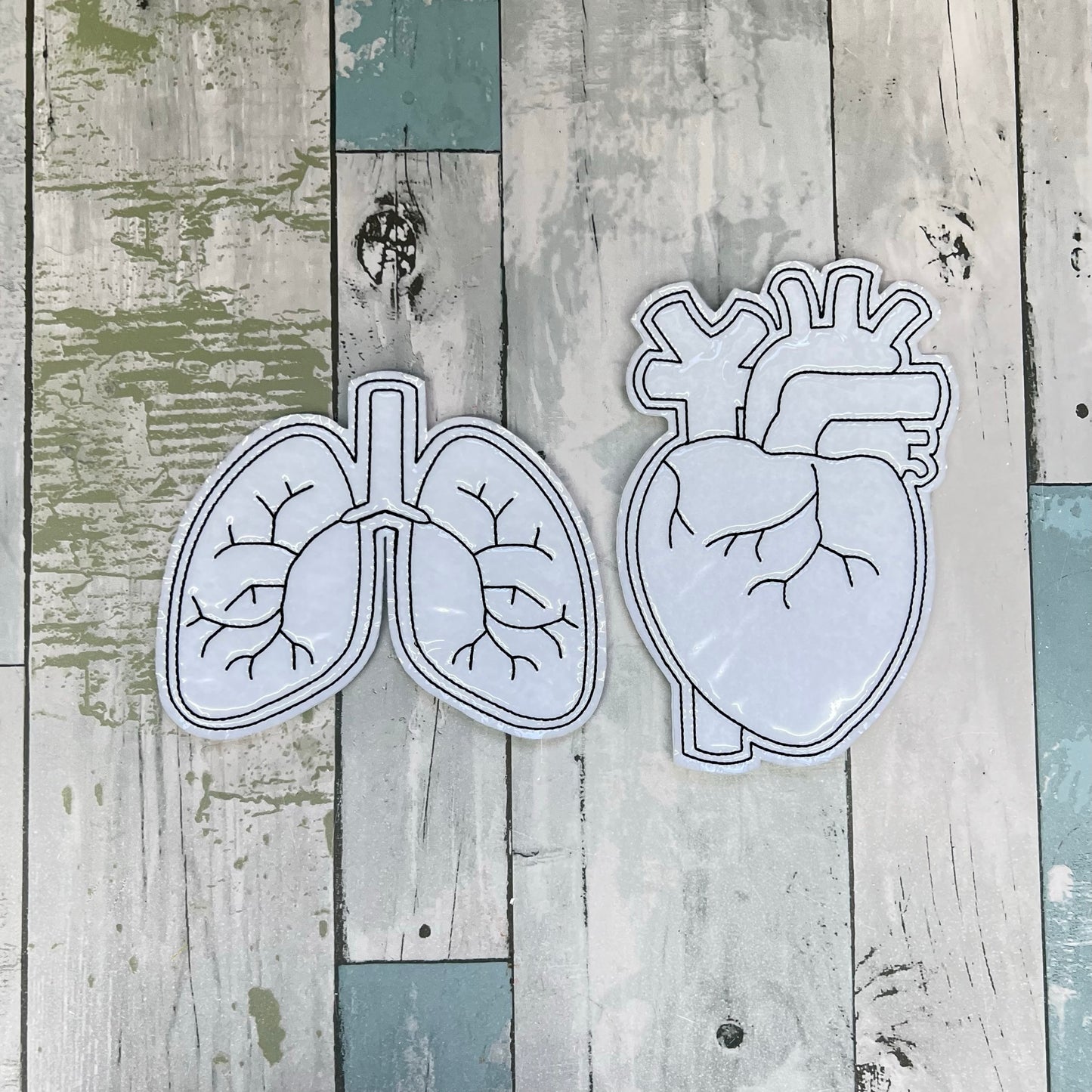 Heart & Lungs Colouring Dolls