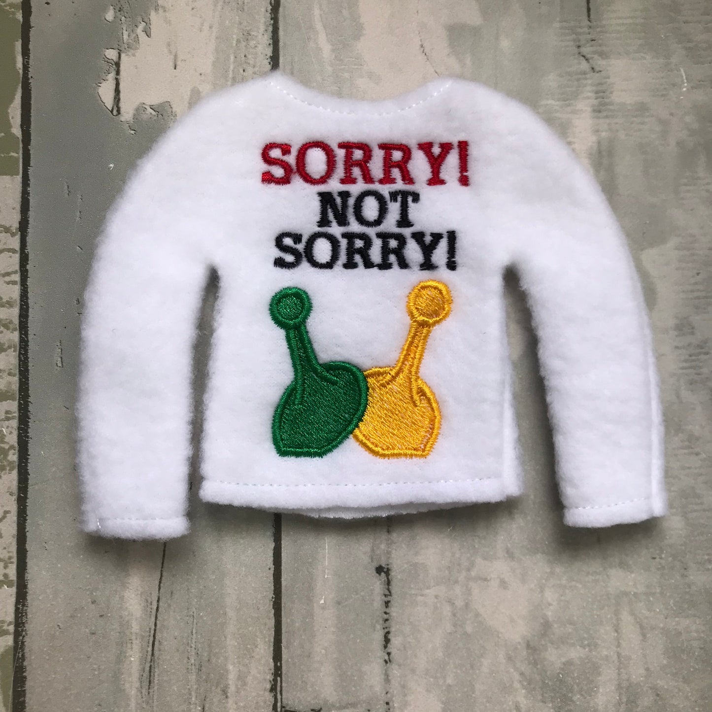 Sorry! Not Sorry Elf Sweater