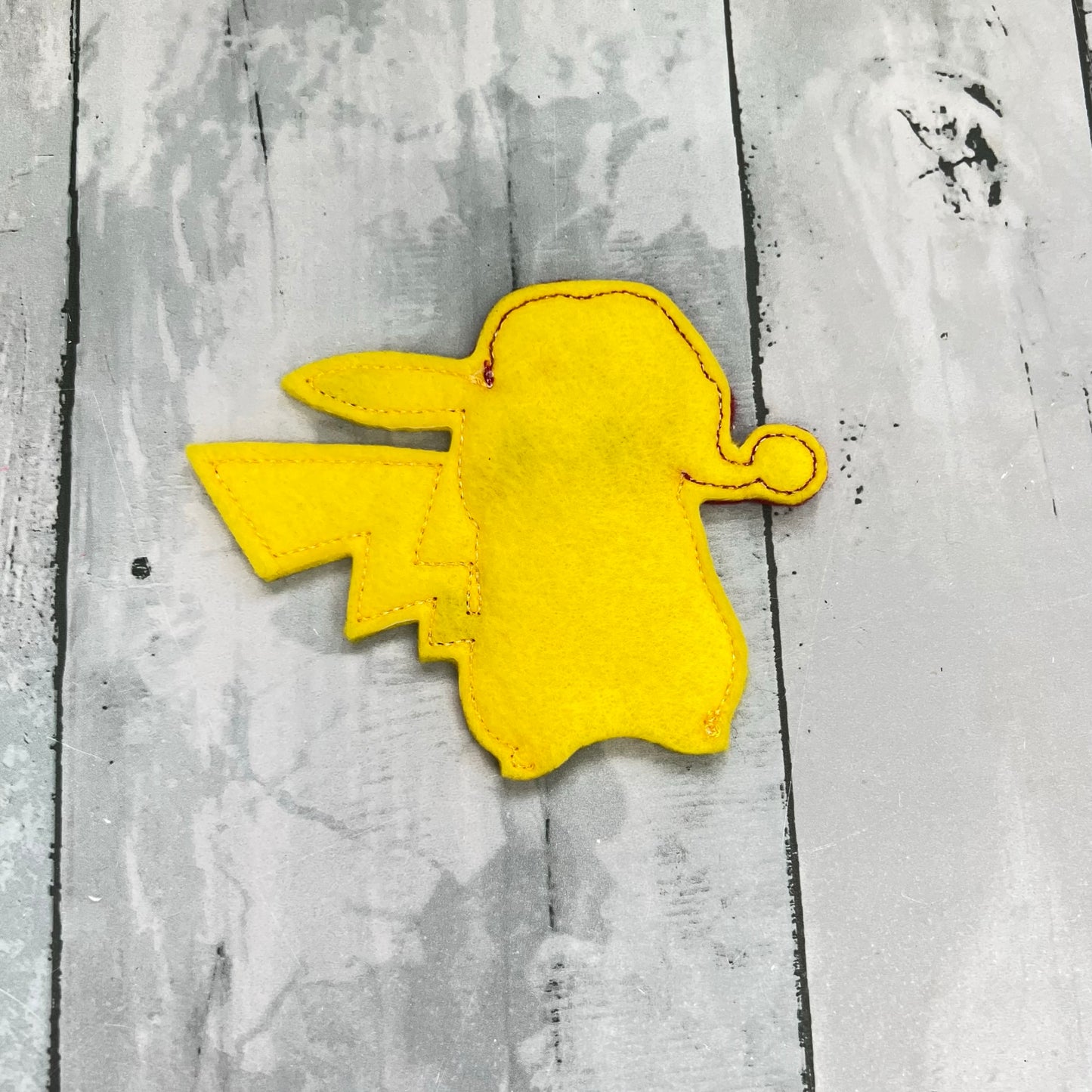 Yellow Searching Animal Felt Finger Puppet with Pouch