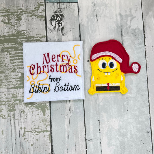 Dish Cleaner Felt Finger Puppet with Pouch