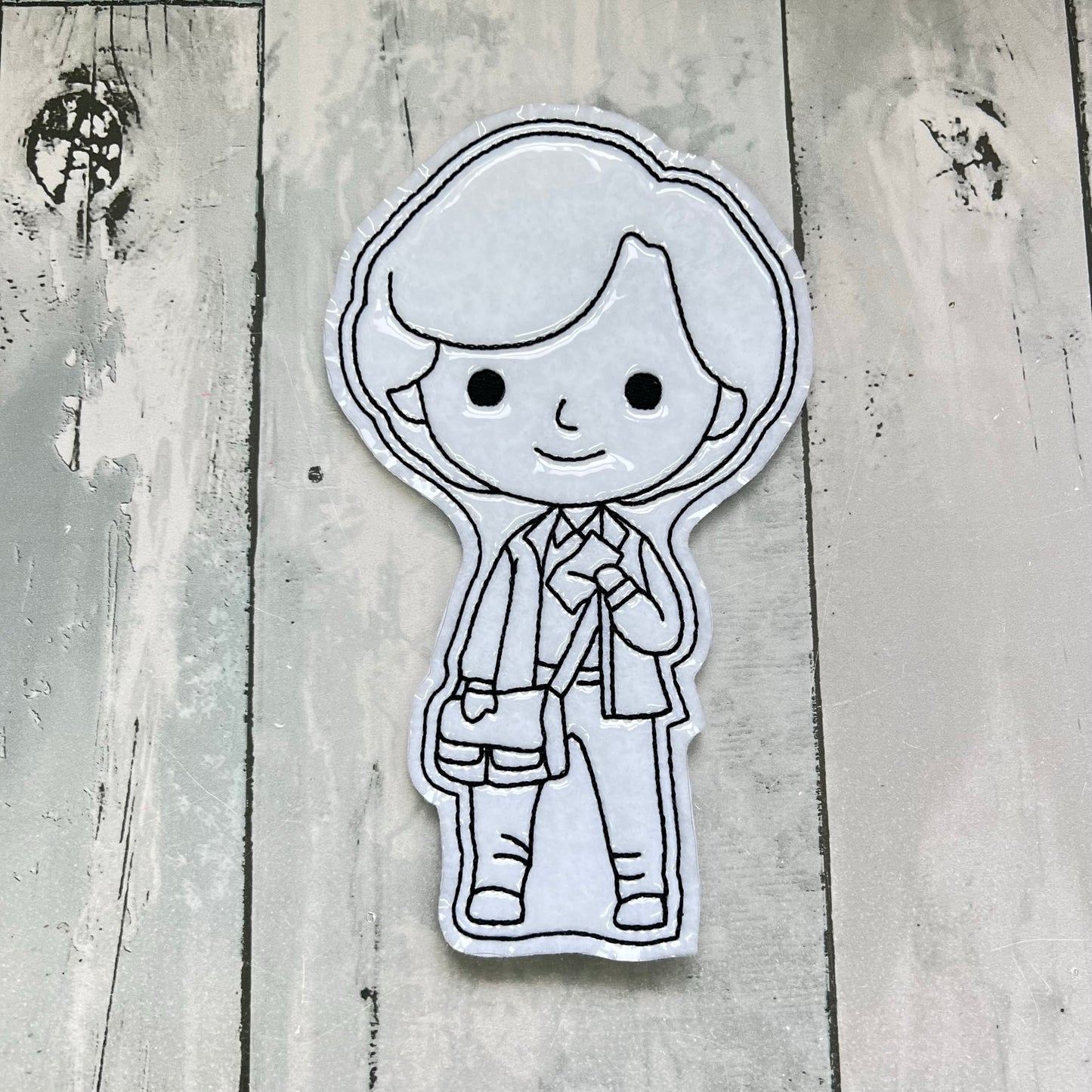 Chocolate Maker Colouring Dolls
