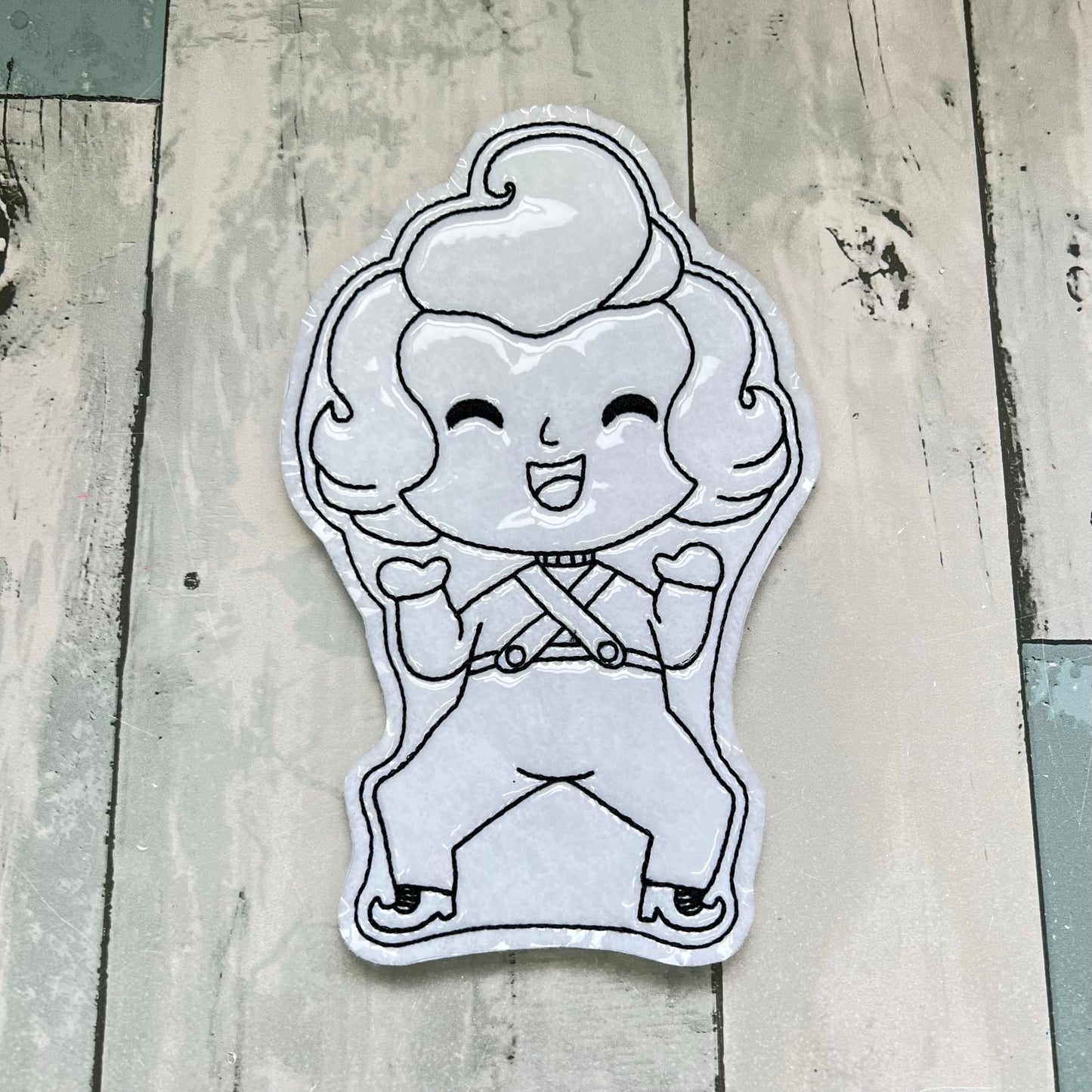 Chocolate Maker Colouring Dolls