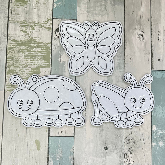 Bugs Set 3 Colouring Dolls