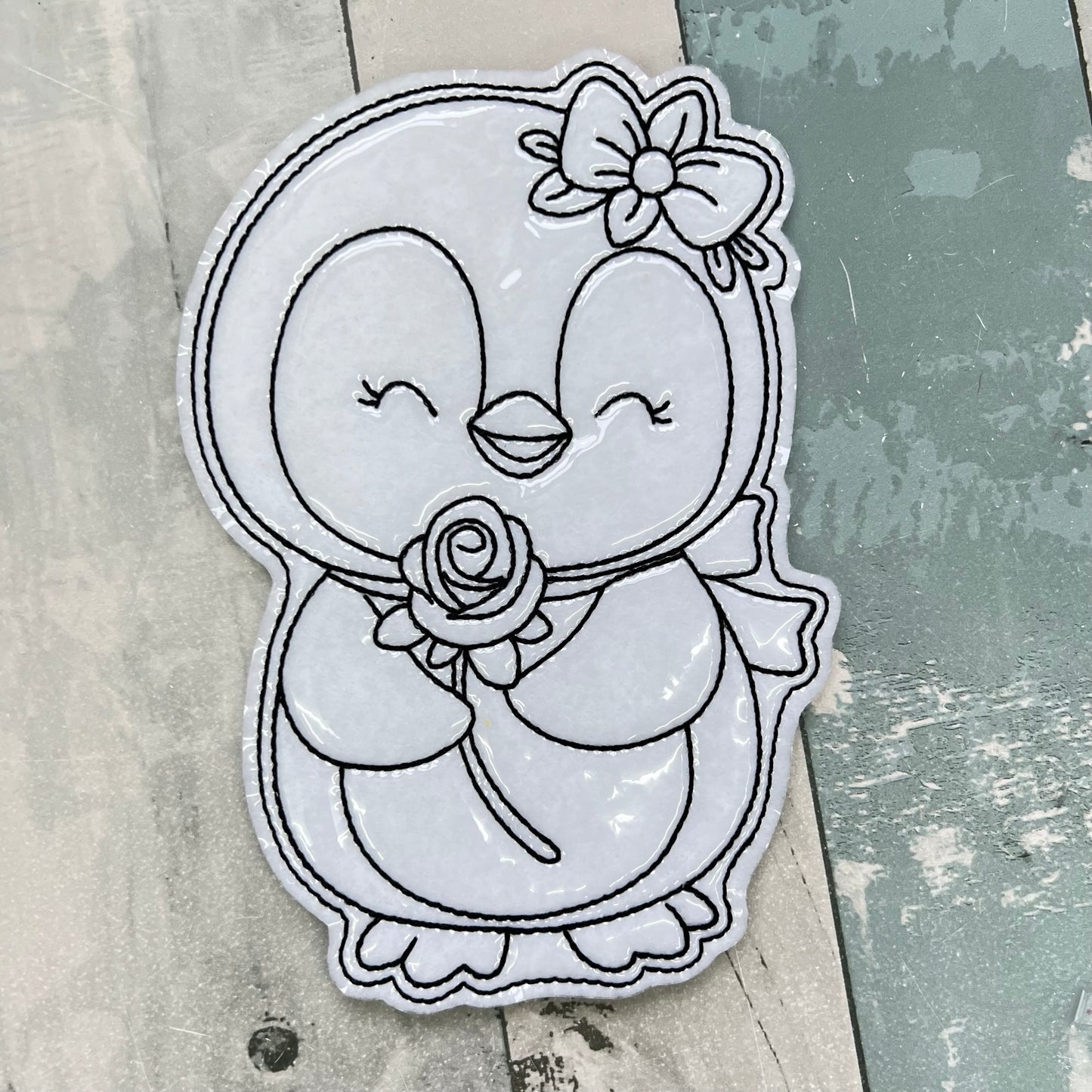 Valentines Animals Set 2 Colouring Dolls