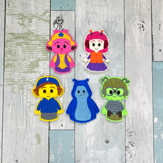 Musical Friends Halloween Felt Finger Puppets