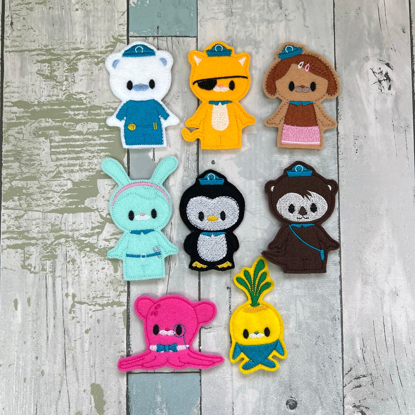 Ocean Explorer Crew Finger Puppets