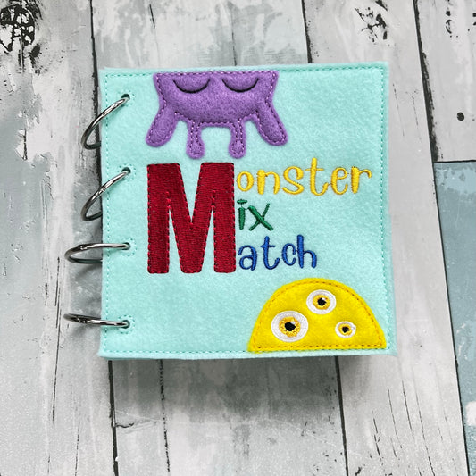 Monster Flip Book • Felt Quiet Time Book