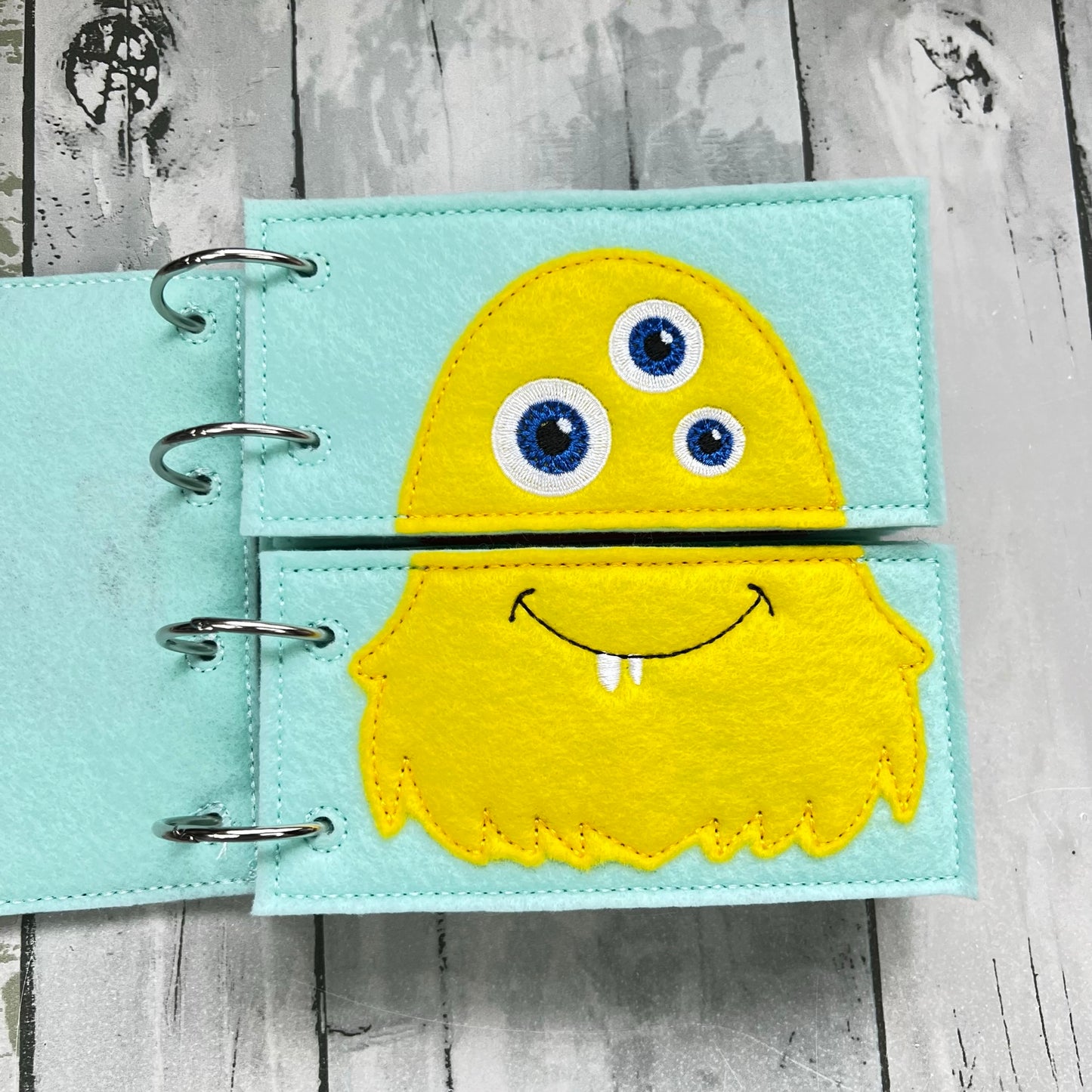 Monster Flip Book • Felt Quiet Time Book