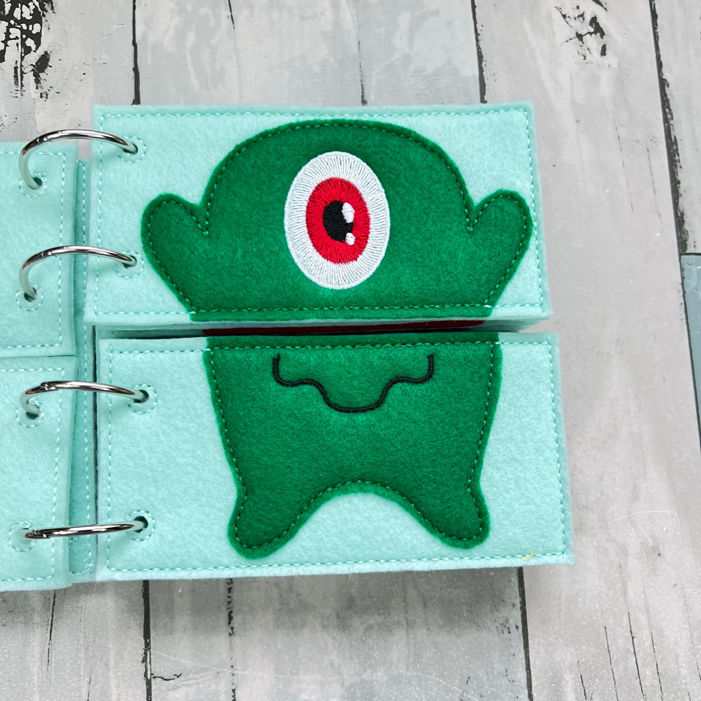 Monster Flip Book • Felt Quiet Time Book