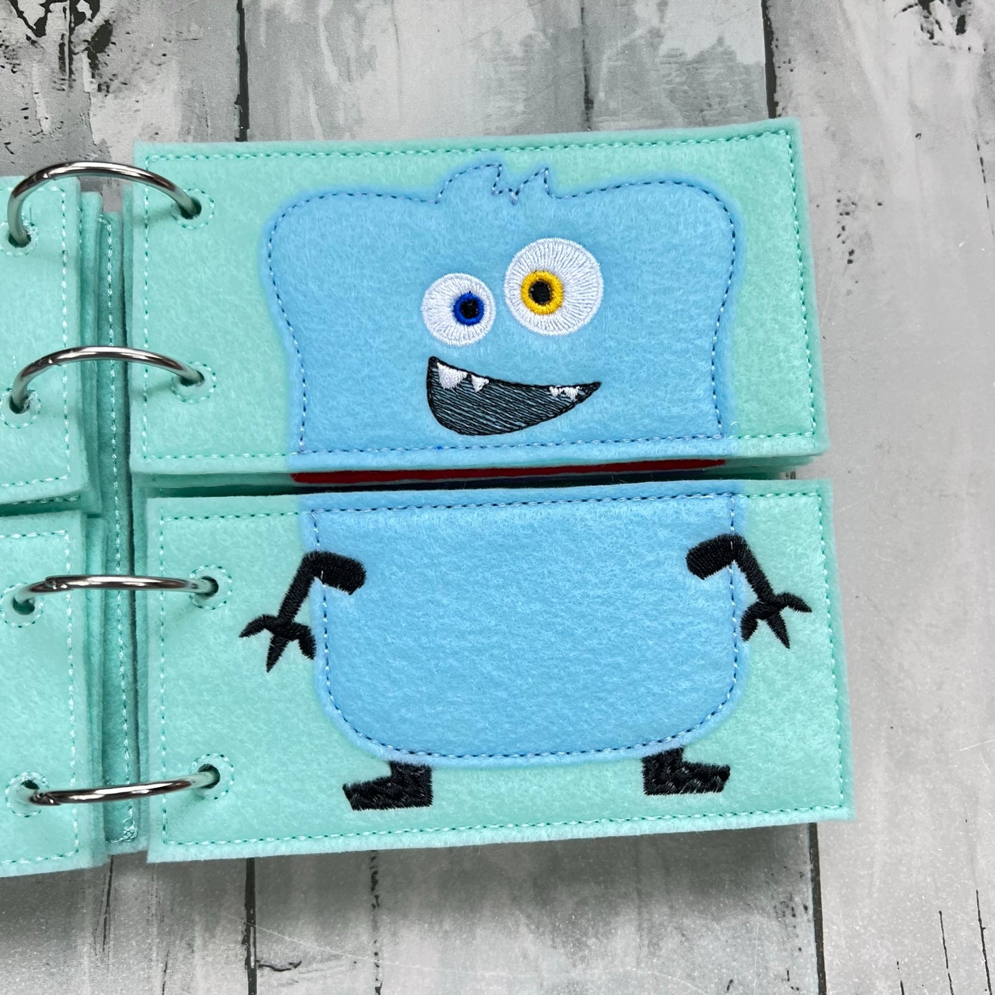 Monster Flip Book • Felt Quiet Time Book