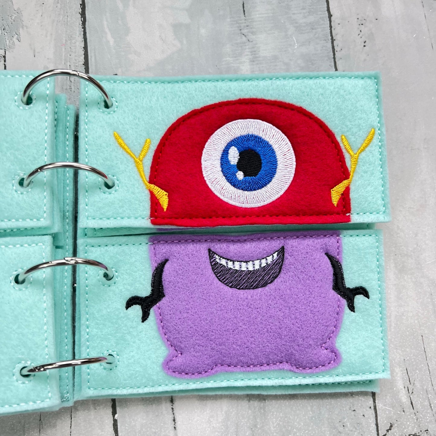 Monster Flip Book • Felt Quiet Time Book