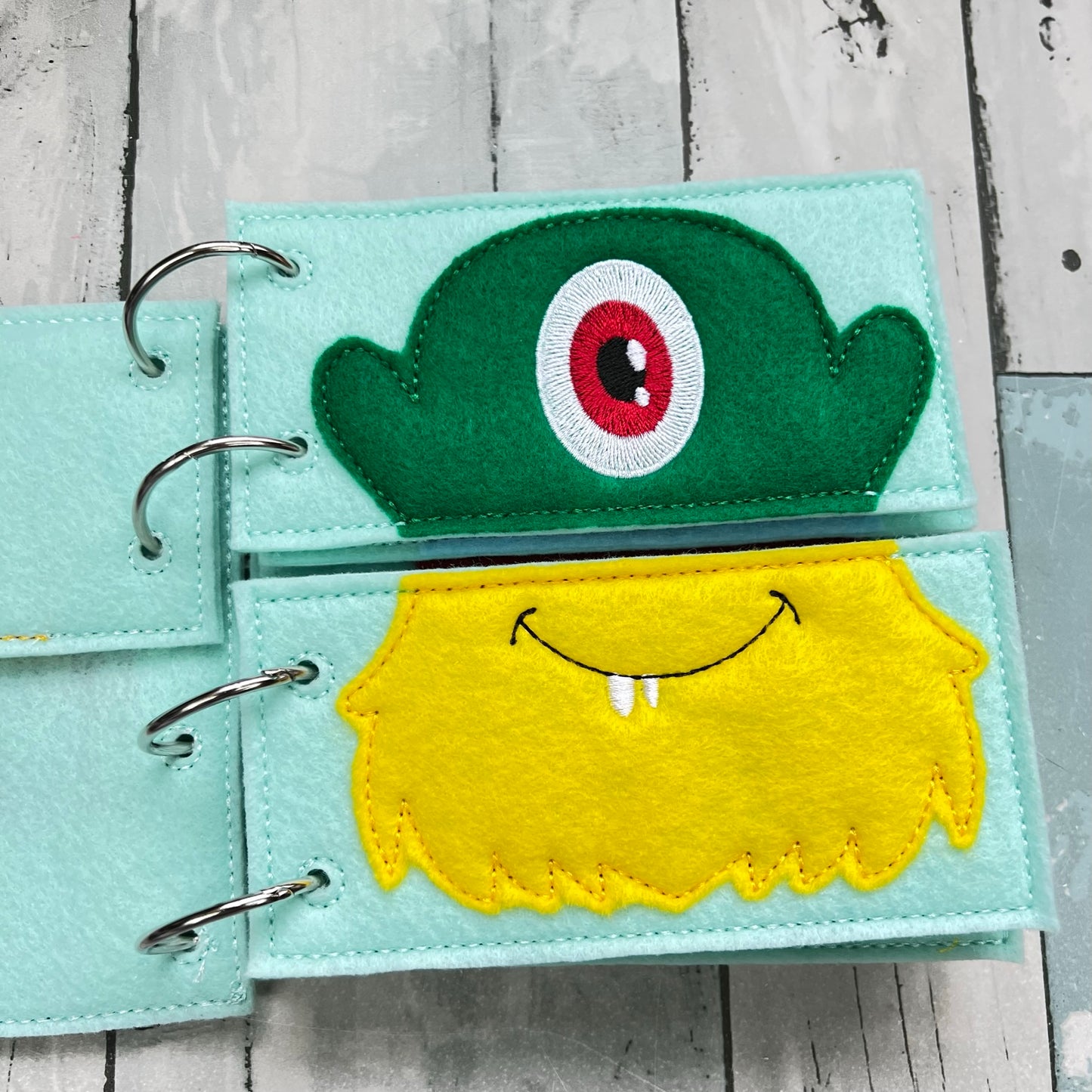 Monster Flip Book • Felt Quiet Time Book
