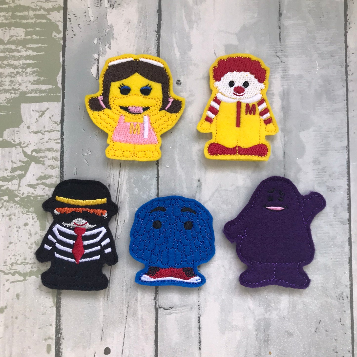 Fast Foodies Finger Puppets