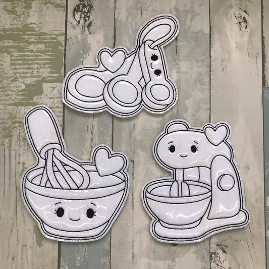 Baking Colouring Dolls