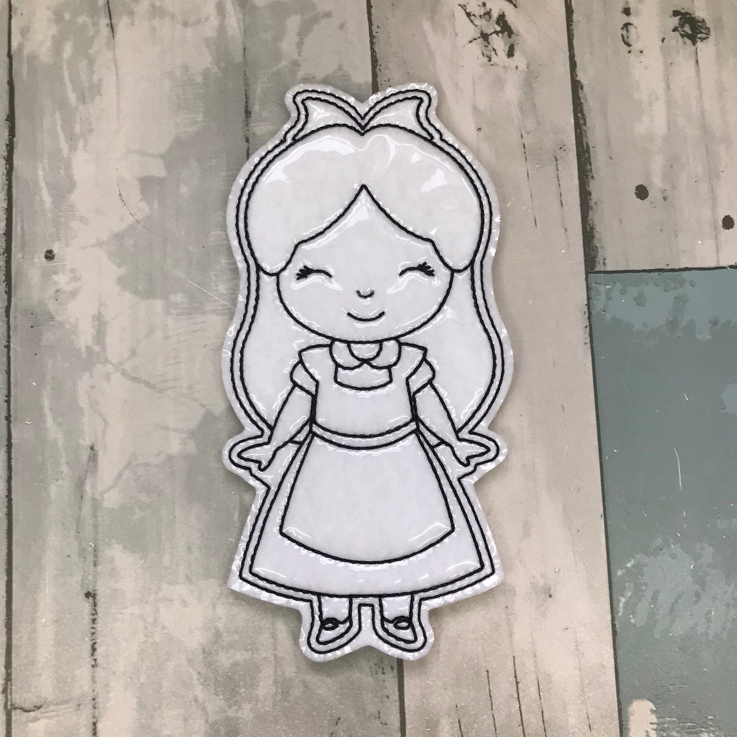 Potion Drinking Girl & Friends Colouring Dolls