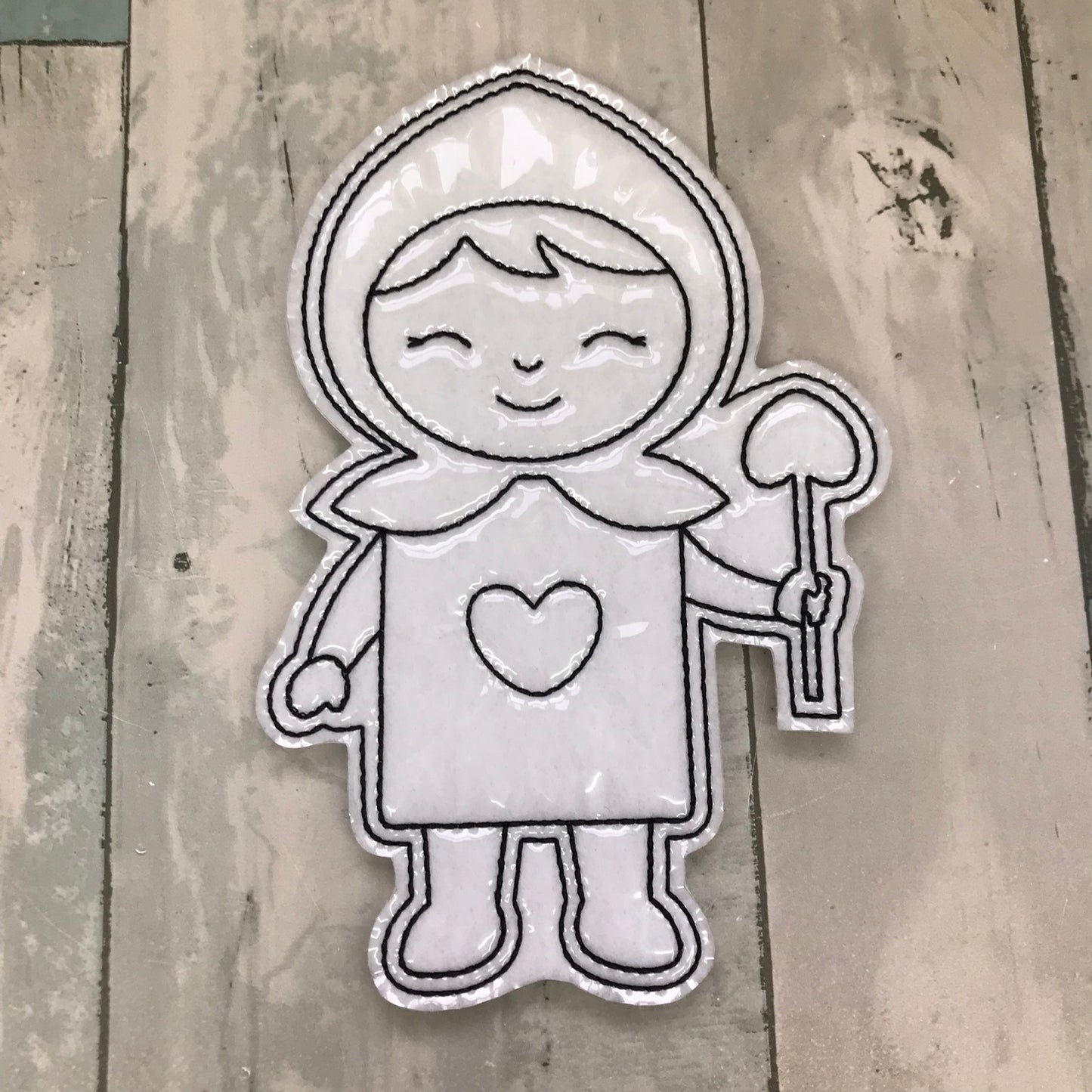 Potion Drinking Girl & Friends Colouring Dolls
