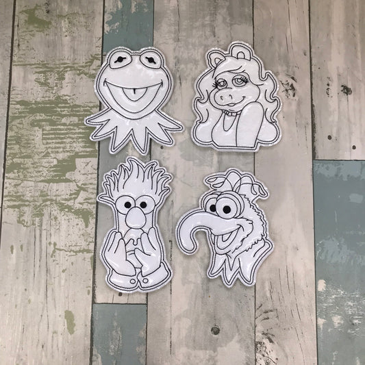 Puppet Gang Colouring Dolls