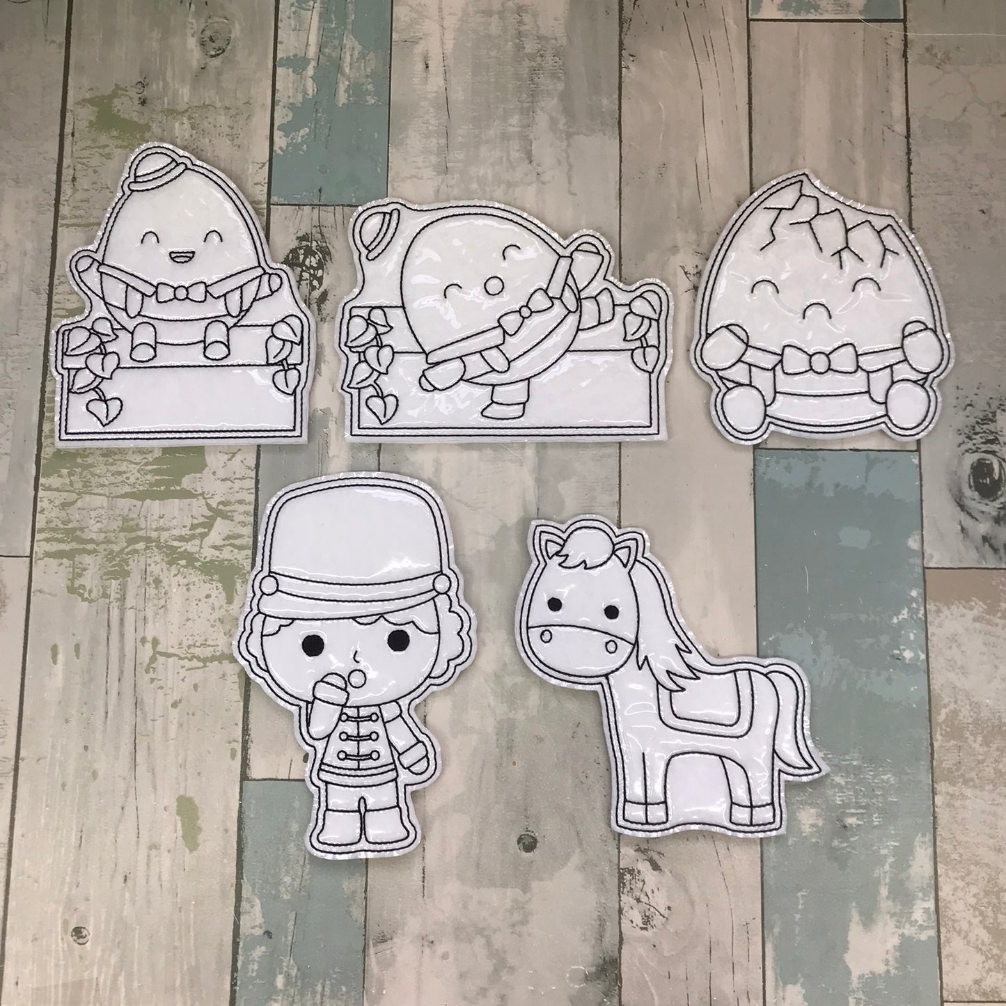 Humpty Dumpty Colouring Dolls