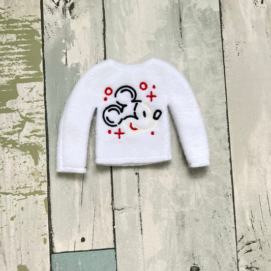 Doodle Rodent Elf Sweater