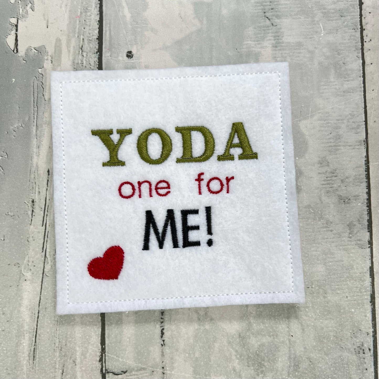 One For Me Felt Finger Puppet with Pouch