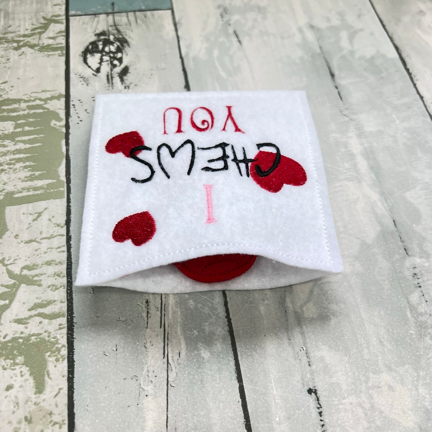 Gumball Felt Finger Puppet with Pouch