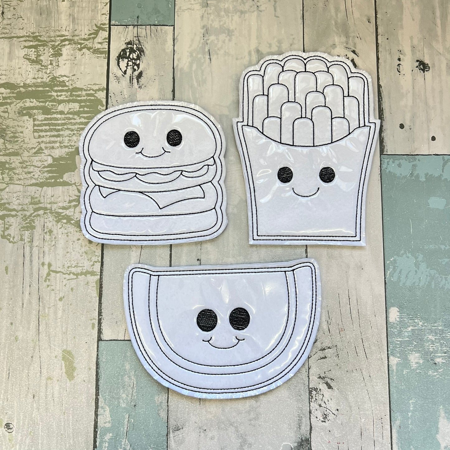 Food Set #2 Colouring Dolls