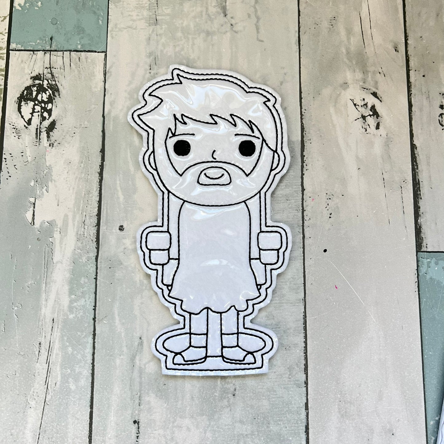 Barber Shop Colouring Dolls