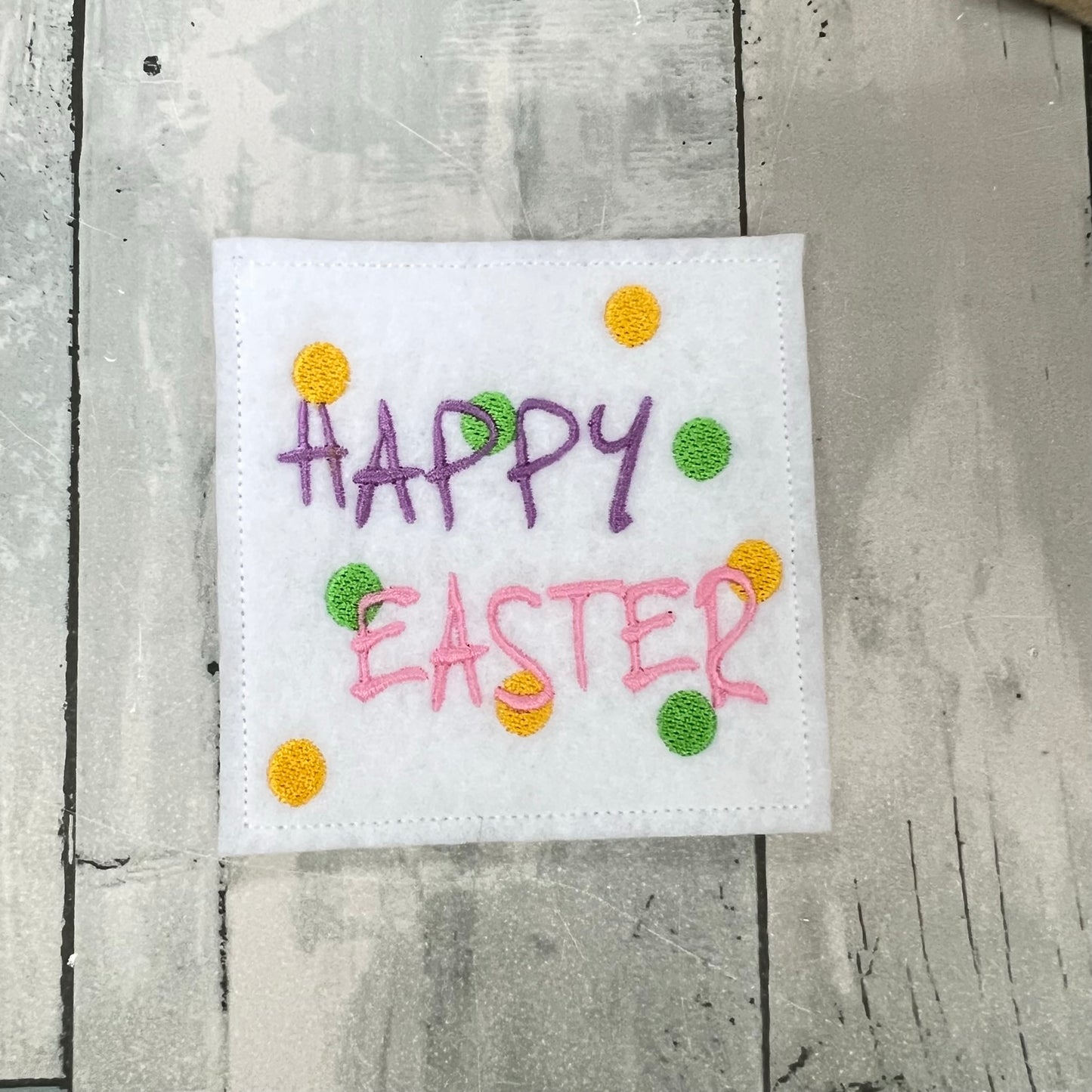 Bunny Felt Finger Puppet with Pouch