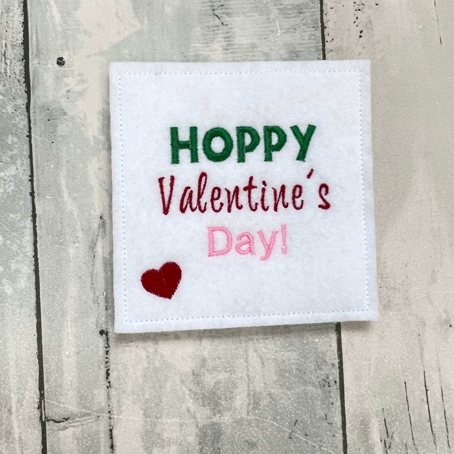 Frog Felt Finger Puppet with Pouch