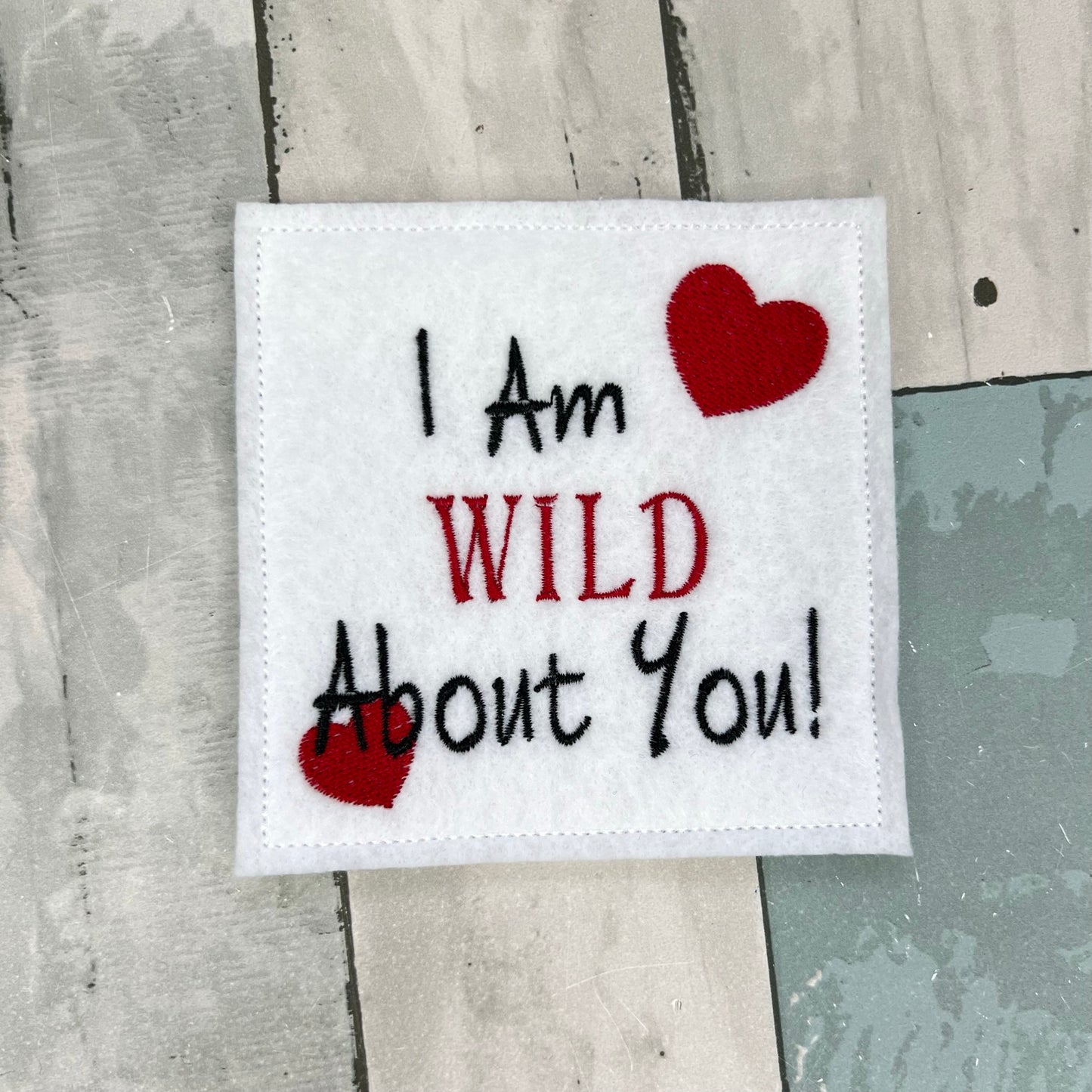 Lion Felt Finger Puppet with Pouch