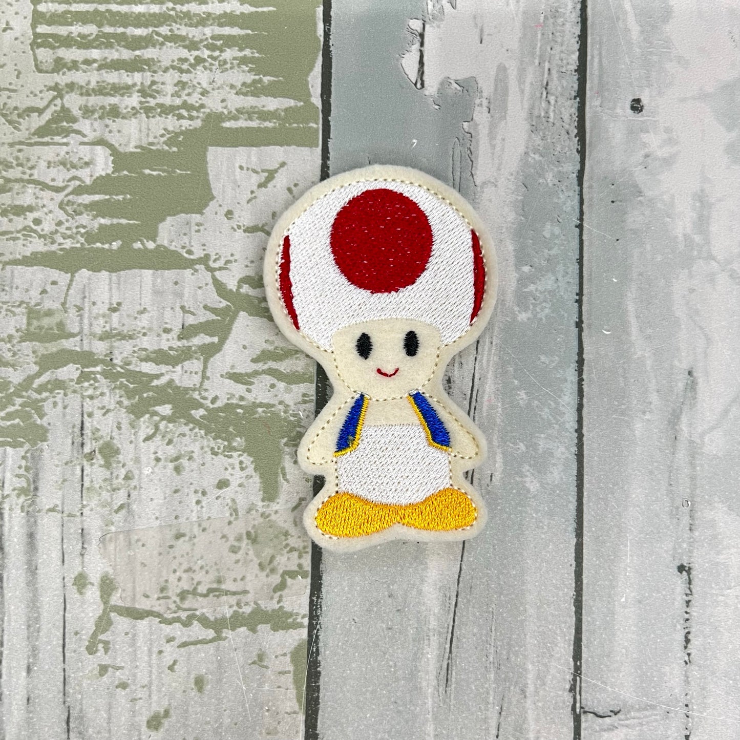 Toad Felt Finger Puppet with Pouch