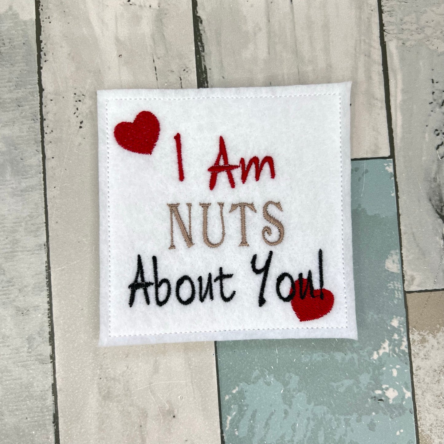 Squirrel Felt Finger Puppet with Pouch