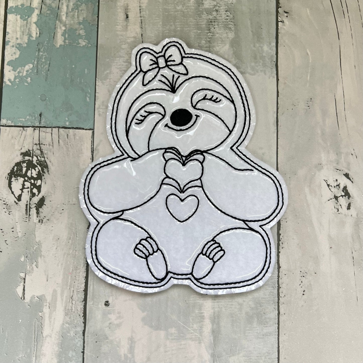 Animal Heart Hands Set 1 Colouring Dolls