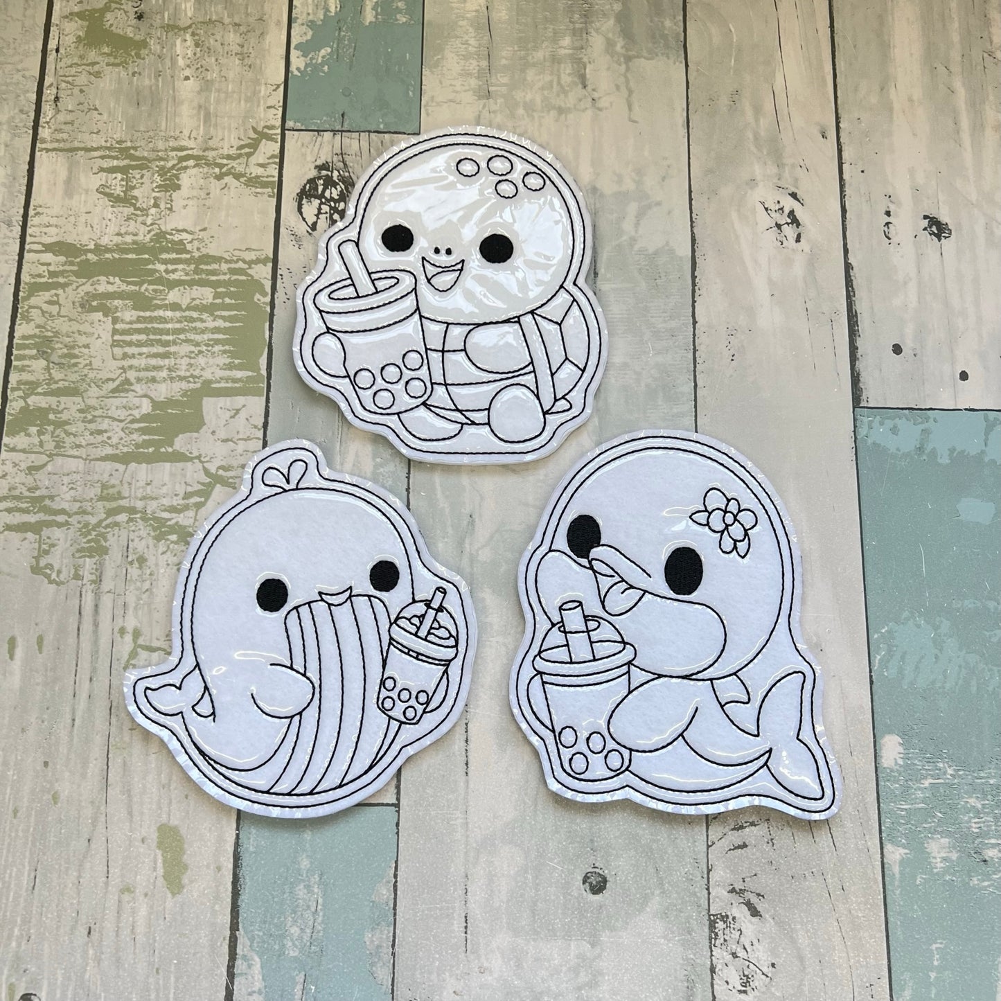 Bubble Tea Animals Colouring Dolls