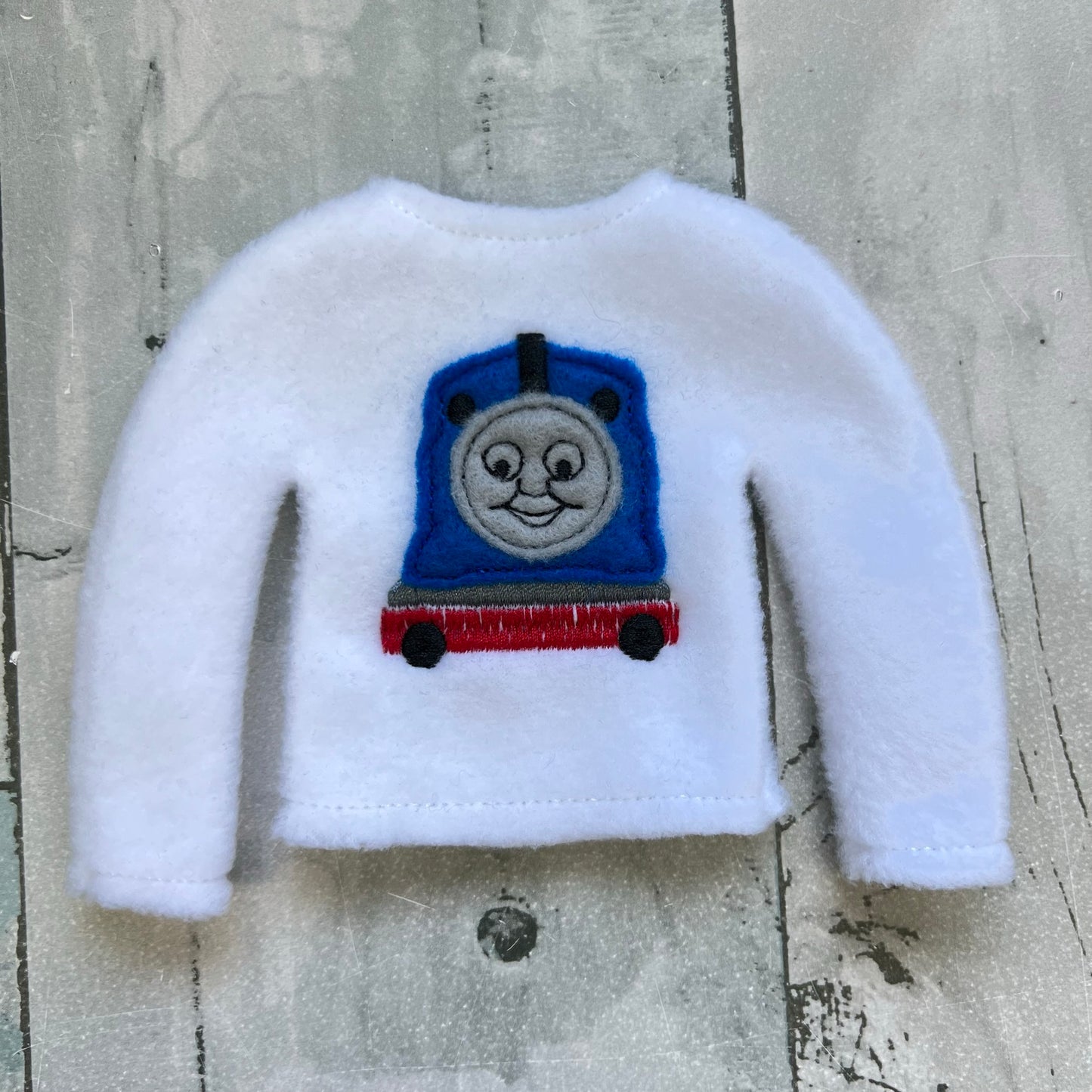 Cheerful Storybook Vehicle Elf Sweater
