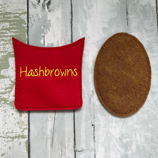 Hashbrown Felt Play Food