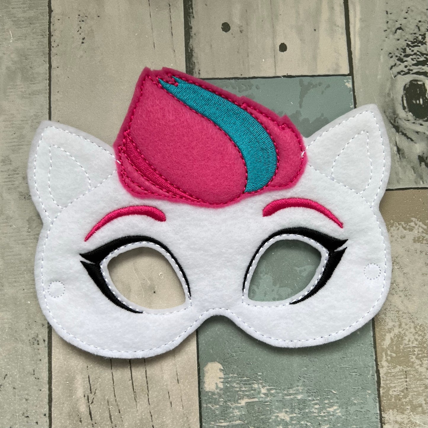 Horses Felt Play Mask