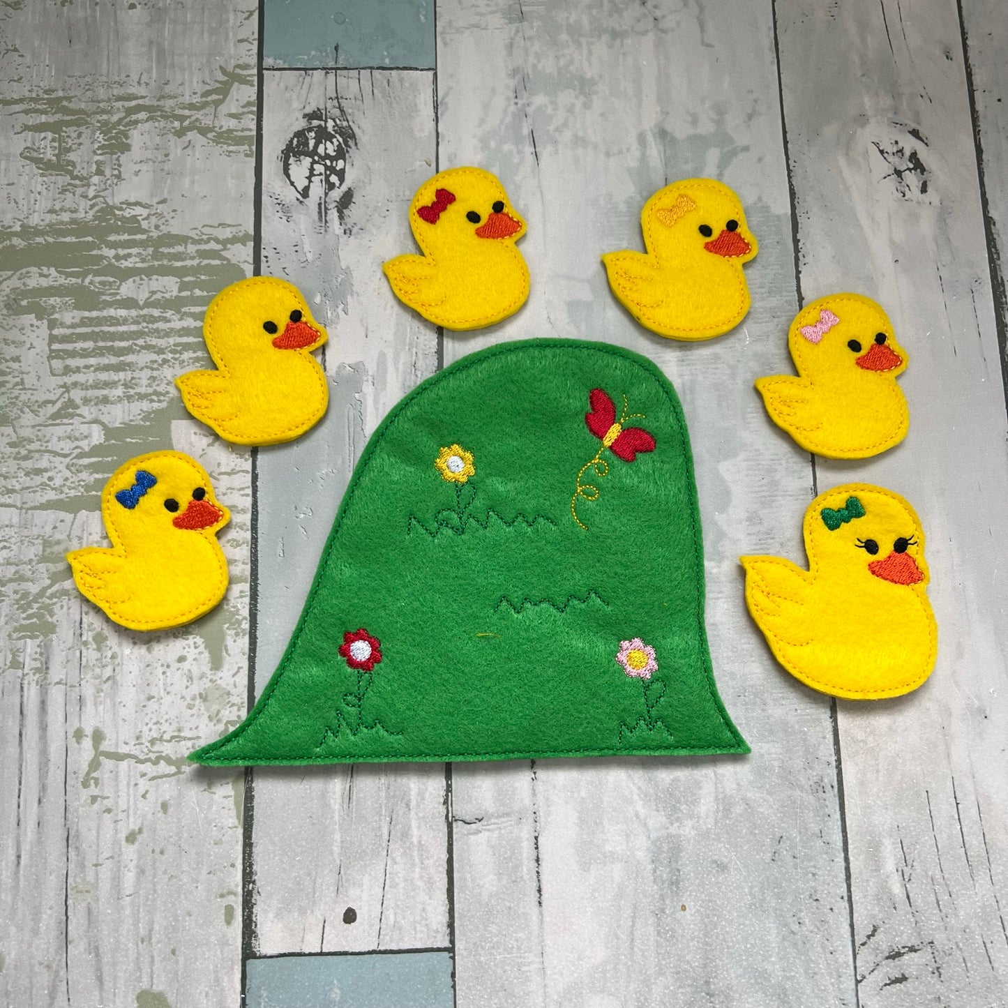 5 Little Ducks Felt Finger Puppets