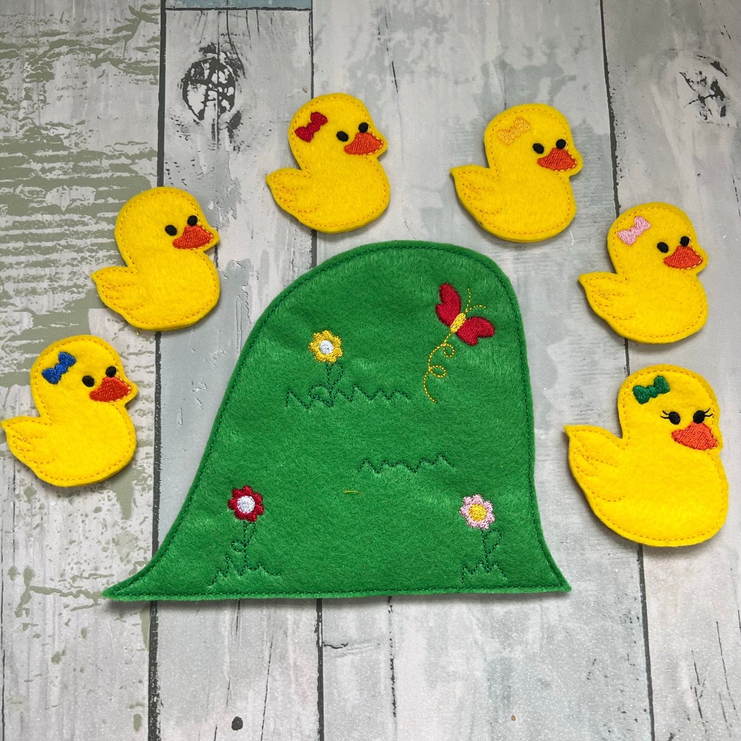 5 Little Ducks Felt Finger Puppets