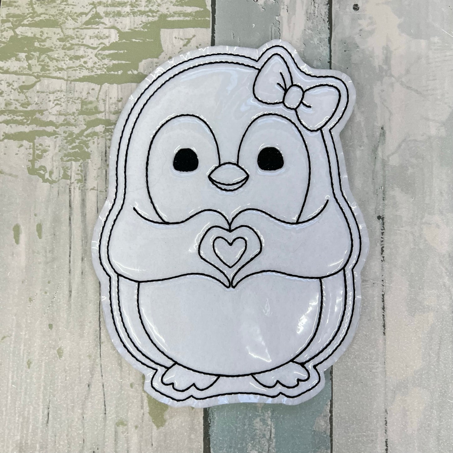 Animal Heart Hands Set 2 Colouring Dolls