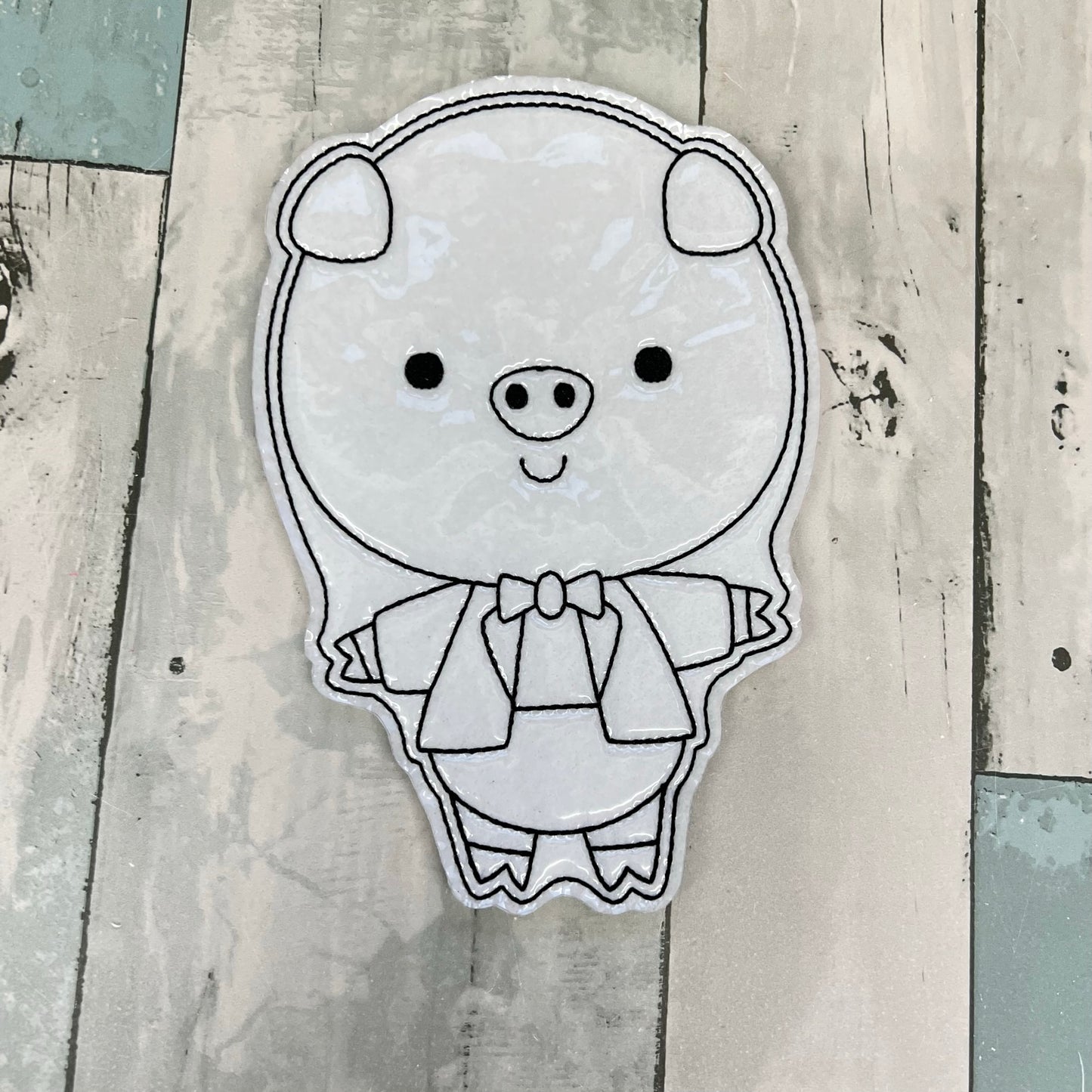 3 Little Pigs Colouring Dolls